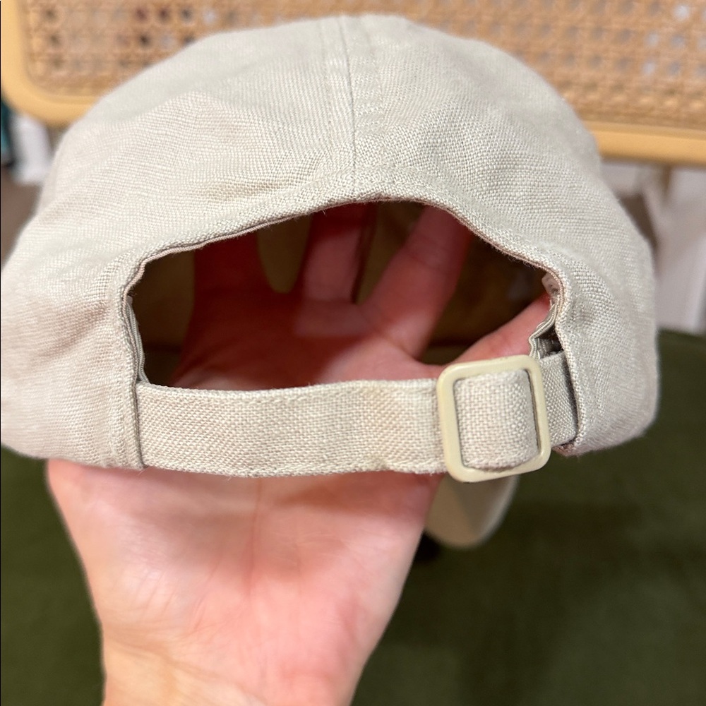 COS Cream Line Baseball Cap - Picture 4 of 4